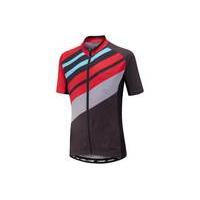 madison sportive youth short sleeve jersey blackred m