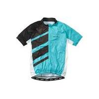 Madison Sportive Race Short Sleeve Jersey | Black/Blue - XXL