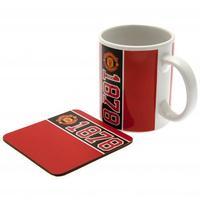 Manchester United F.C. Mug &amp;amp; Coaster Set