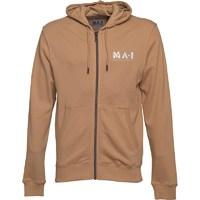 MA-1 Mens Chopper Zip Thru Hoody Stone