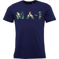 ma 1 mens private camo infill t shirt indigo