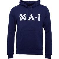 ma 1 mens condor overhead hoody marl indigo