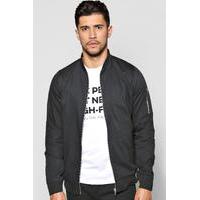 MA1 Bomber Jacket in Black - black