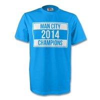 Manchester City 2014 Champions Tee (sky Blue) - Kids