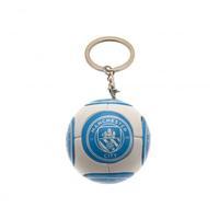 manchester city fc football keyring