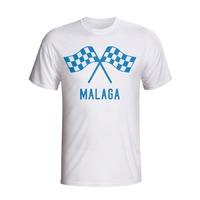 Malaga Waving Flags T-shirt (whi...