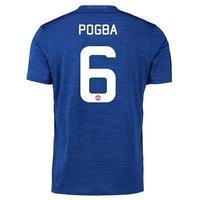 Manchester United Cup Away Shirt 2016-17 with Pogba 6 printing, Blue