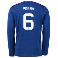 manchester united cup away shirt 2016 17 long sleeve with pogba 6 pr b ...