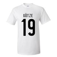 mario gotze germany hero t shirt white