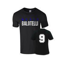 mario balotelli front name t shirt black