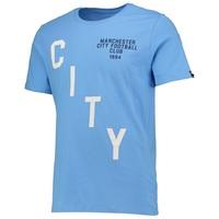 Manchester City Squad T-Shirt - Lt Blue, Blue