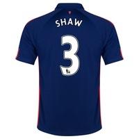Manchester United Third Shirt 2014/15 - Kids with Shaw 23 printing, Blue