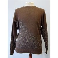 MatchSet size L brown jumper