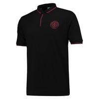 Manchester City Classic Slim Fit Polo Shirt - Black, Black