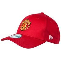 manchester united new era basic 9forty adjustable cap red adult red