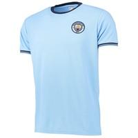 Manchester City Classic Pique T-Shirt - Sky, Blue