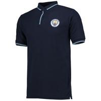 Manchester City Classic Slim Fit Polo Shirt - Navy, Navy