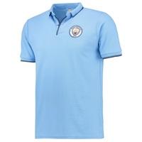 Manchester City Classic Slim Fit Polo Shirt - Sky, Blue