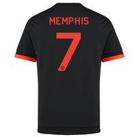 Manchester United Cup Third Shirt 2015/16 - Kids Black with Memphis 7, Black