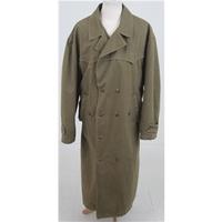 masons size 52 clay brown cotton overcoat