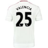 Manchester United Away Baby Kit 2015/16 White with Valencia 25 printin, White