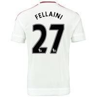 Manchester United Away Baby Kit 2015/16 White with Fellaini 27 printin, White