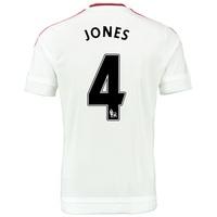 Manchester United Away Baby Kit 2015/16 White with Jones 4 printing, White