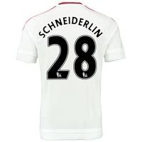 Manchester United Away Baby Kit 2015/16 White with Schneiderlin 28 pri, White