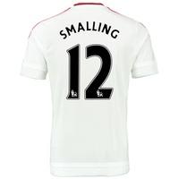 Manchester United Away Baby Kit 2015/16 White with Smalling 12 printin, White