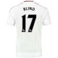 Manchester United Away Baby Kit 2015/16 White with Blind 17 printing, White