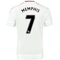 Manchester United Away Baby Kit 2015/16 White with Memphis 7 printing, White