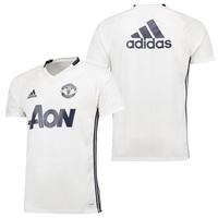 manchester united training jersey white white