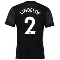 Manchester United Away Shirt 2017-18 with Lindelof TBC printing, Black