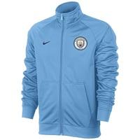 manchester city core track jacket light blue blue