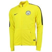 manchester city squad track jacket yellow yellow