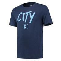Manchester City Squad T-Shirt - Navy, Navy