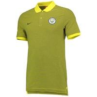 Manchester City Authentic Grand Slam Polo - Yellow, Yellow