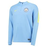 Manchester City Squad Drill Top - Light Blue - Long Sleeve, Blue