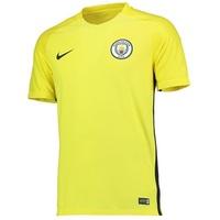 manchester city strike training top yellow yellow