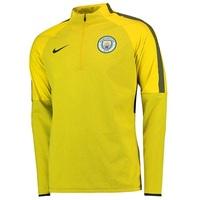 Manchester City Strike Shield Drill Top - Yellow, Yellow
