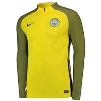 manchester city strike drill top yellow yellow