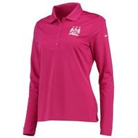 Manchester City Victory Polo - Long Sleeve - Womens Pink, Pink