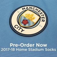 manchester city home stadium socks 2017 18 blue