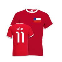 marcelo salas chile ringer tee red