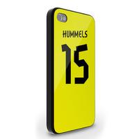 mats hummels dortmund iphone 5 cover yellow