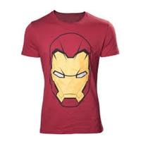 marvel comics iron man mask x large t shirt