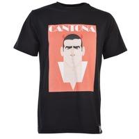 manchester united retro cantona t shirt black