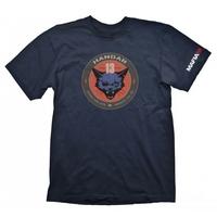 mafia iii mens hangar 13 logo large navy t shirt