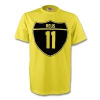 marco reus borussia dortmund crest tee yellow kids