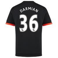 Manchester United Third Shirt 2015/16 - Kids Black with Darmian 36 pri, Black